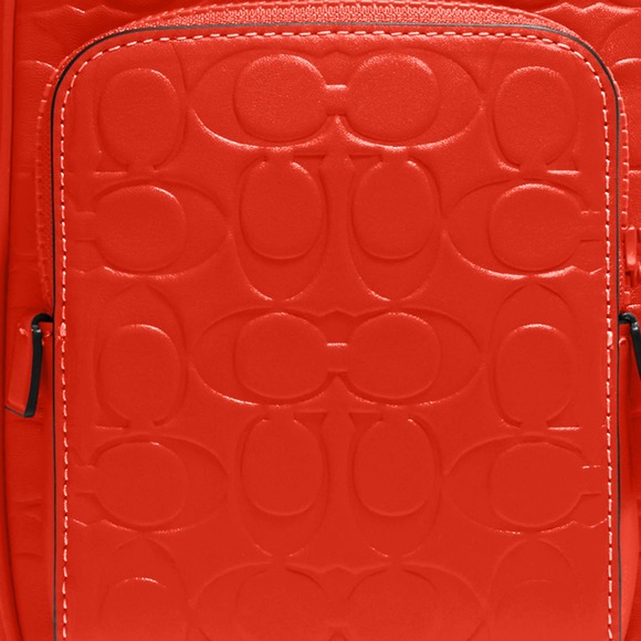 NWT Coach Outlet Track Pack 14 In Signature Leather - Picture 5 of 6